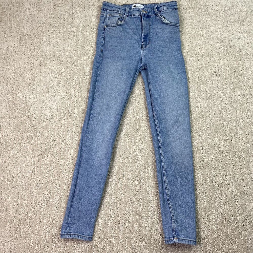 zara womens jeans blue denim join life size 8*‎